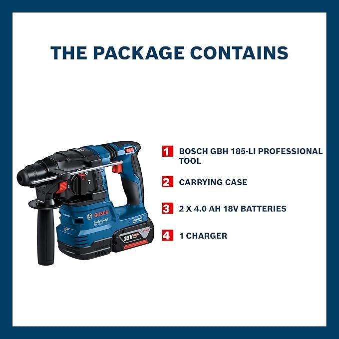 BOSCH GBH 185 Li Rotary Hammer - Image 3