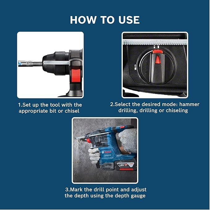 BOSCH GBH 185 Li Rotary Hammer - Image 4