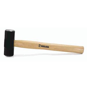 SLEDGE HAMMER WITH WOODEN HANDLE